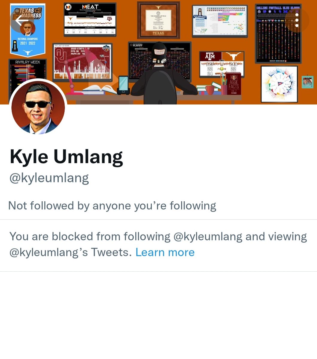 936nacho's tweet image. When Kyle Umlang blocks you because he can't take the pressure you put that down as a DUB!! #SawedOff #Gigem #Aggies