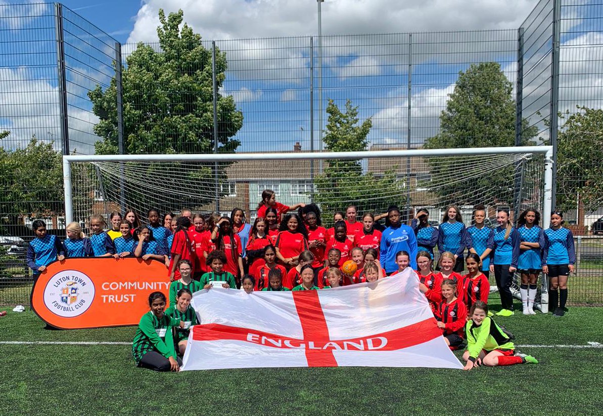 LutonTownCT's tweet photo. Great day yesterday at our female talent inclusion tournament. @EFLTrust #FAtalentpathway https://t.co/iqhwmJrAJ9