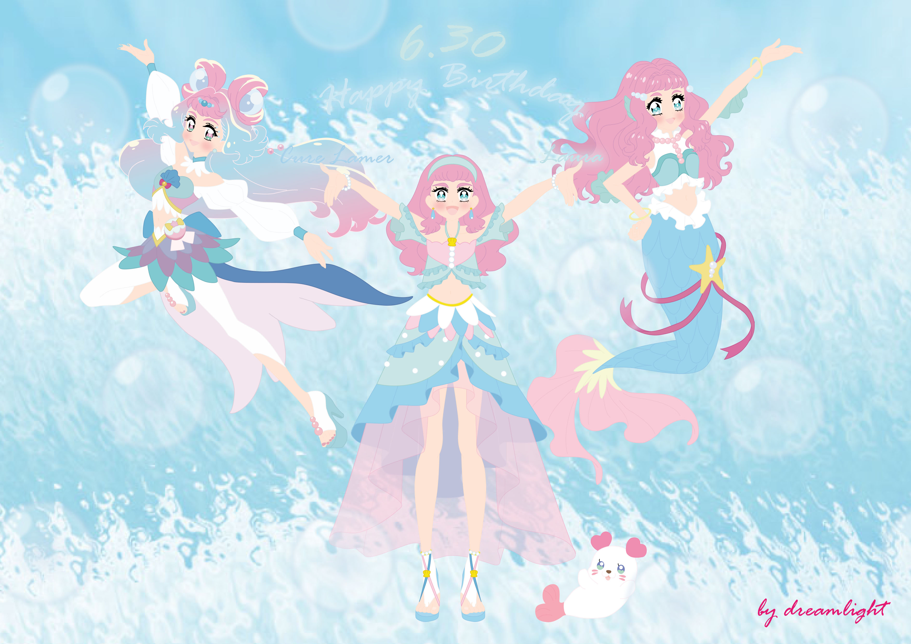 Dreamlight Precure プリキュア トロプリ トロピカルージュプリキュア ローラ ラメール ローラ ラメール生誕祭 ローラ ラメール生誕祭22 キュアラメール生誕祭 キュアラメール生誕祭22 Laura 6 30 Happy Birthday T Co