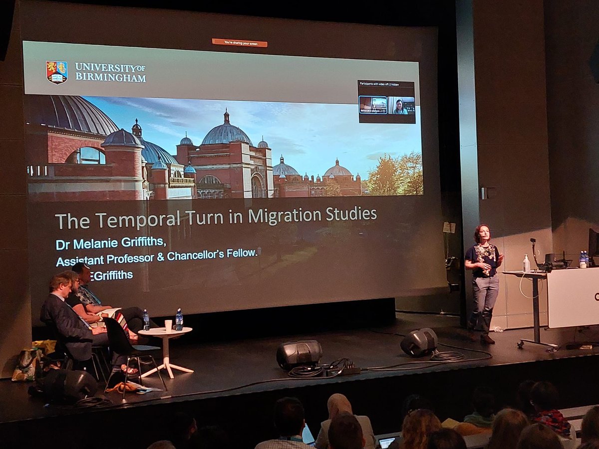 IMISCOE's tweet photo. 🔴🚨#Welcome to the #Openingplenary: The Temporal Turn in Migration Studies at the #IMISCOE2022 in Oslo 🇳🇴🎉
🎙️@MBEGriffiths Liz Mavroudi, Brenda Yeoh, Jakub Bijak, @jorgencarling 
🧩@itolgensbakk  Justyna Bell @LafleurJeanM @Daniela_Vintila https://t.co/3iF7loQUYo