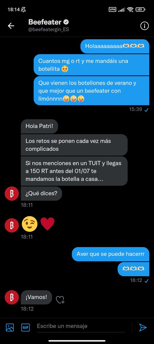 <a href="/beefeatergin_ES/">Beefeater</a> son muy majos y quieren hacerme felizzz, dadme rt y os doy un chupitoooo🫶🏼🫶🏼🫶🏼🫶🏼🫶🏼