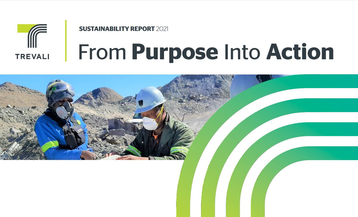 Trevali 2021 Sustainability Report is now published! It details our approach and progress towards integrating #sustainability into all aspects of our business. 

Read the Sustainability Report here: ow.ly/jiPw50JKMUC

Read the full News Release here: ow.ly/blyt50JKMUA