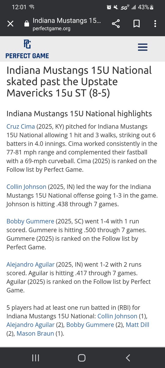 mustangs_2025's tweet image. Mustangs finished up their 2 week trip in the south this morning defeating the Upstate Mavericks 8 to 5.  Heading home for the 4th to recharge and then back at in Lakepointe later next week!!   @CimaCruz @BobbyGummere @collinjohnson_4 @ale_aguilar6