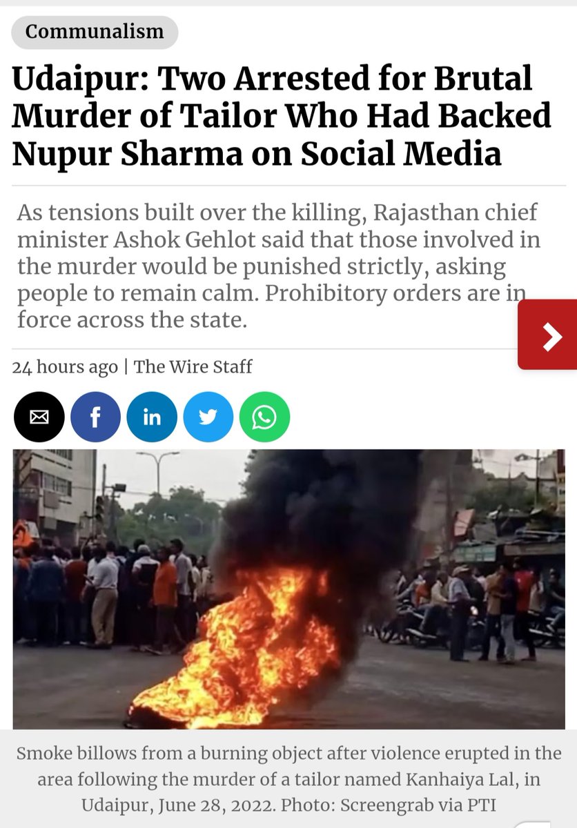 AryanKamal01's tweet photo. Those who doubted kashmir files can see udaipur files live🕊
#UdaipurTerrorAttack #UdaipurHorror https://t.co/SJBxFp1RcM
