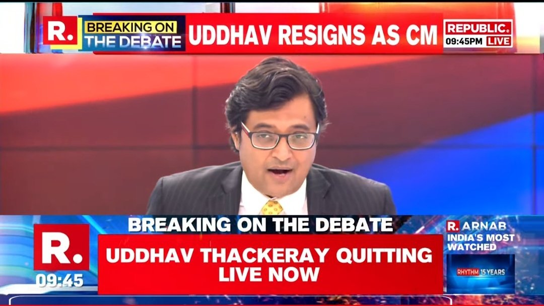 Shy_Sushh's tweet photo. GAME OVER for Uddhav Thackeray - Announced by the one he tried to Finish.

Time for Arnab Goswami and his Dear Viewers to CELEBRATE🥳
WE WON IT LIKE CRAZY after TWO long years.

#UddhavOut https://t.co/wUFMdy4aOn