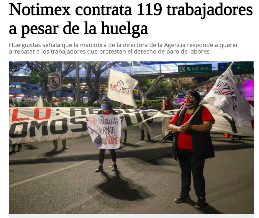 temoris's tweet photo. Aquí están las referencias que di hace unos minutos en la #MesaDeAnálisis de @RompevientoTV sobre @Notimex y Gobernación:

Reportajes de @RivelinoRueda que muestran cómo, a pesar de estar en huelga desde hace 28 meses, Notimex se gasta presupuestos anuales de más de... https://t.co/5fipwBJlgc