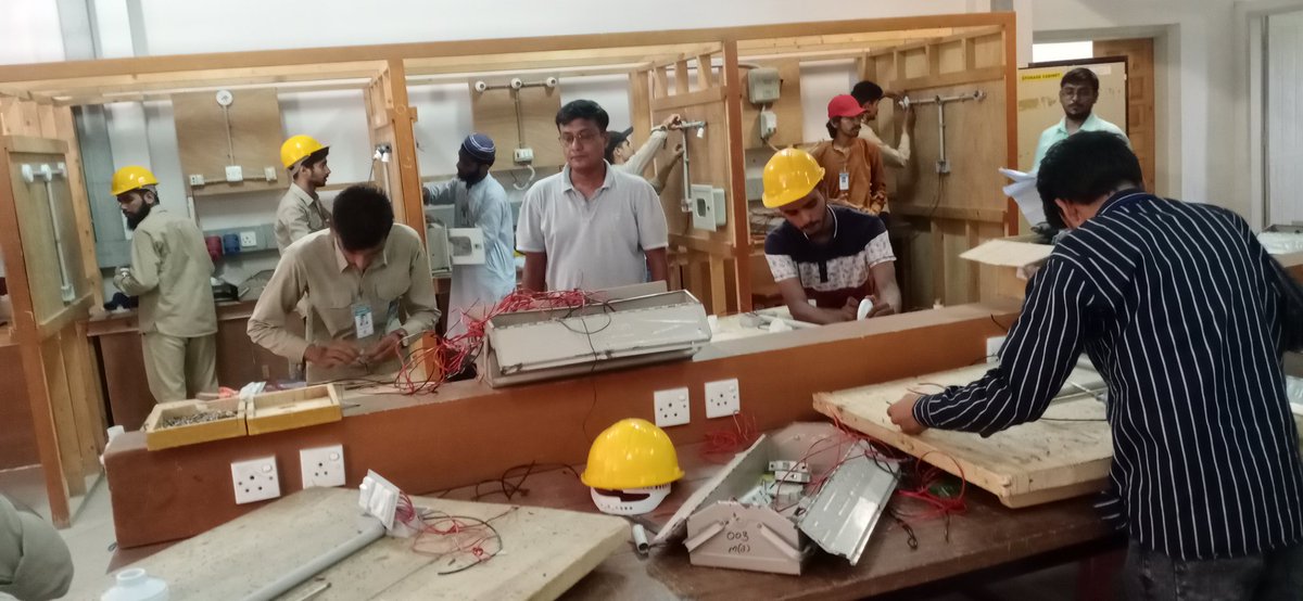 QadirBaladi's tweet photo. Competency Based Training &amp; Assessment (CBTA) NVQF Level-2 @#thehunarfoundation Rashidabad #TandoAllahyar  on 28 &amp; 29 june 2022 Assigned duties as #tvetexpert by #STTB for #Qualifications #Welder#pipefitter   #machinist #Electrician #HAVCR #motorcylemechanic  
 Really Excellent https://t.co/2KB0I4RoTe