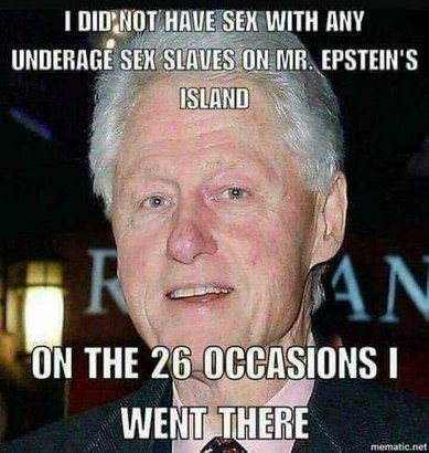 DavidKathy7's tweet photo. Ghislaine Maxwell gets 20 years for supplying underage girls to Epstein for guys like @BillClinton 

#EpsteinClientList #EpsteinIsland https://t.co/rKILhZb6MF
