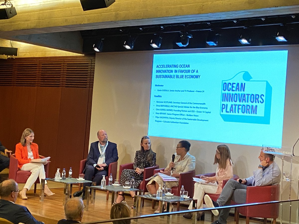 Heather Koldewey (@heatherkoldewey) on Twitter photo Loving <a href="/oceaninnovators/">oceaninnovators</a> panel with such enthusiasm for innovations and innovators! From <a href="/CoralVitaReefs/">Coral Vita</a> to <a href="/coast4c/">Coast 4C</a> (well seaweeds but that’s my favourite!) biomimicry to championing SIDS. Come on on investors! @PScotlandCSG <a href="/DonaBertarelli/">Dona Bertarelli</a> <a href="/cgorellbarnes/">Chris Gorell Barnes</a> <a href="/FCGulbenkian/">Fundação Calouste Gulbenkian</a> #UNOC2022 Loving <a href="/oceaninnovators/">oceaninnovators</a> panel with such enthusiasm for innovations and innovators! From <a href="/CoralVitaReefs/">Coral Vita</a> to <a href="/coast4c/">Coast 4C</a> (well seaweeds but that’s my favourite!) biomimicry to championing SIDS. Come on on investors! @PScotlandCSG <a href="/DonaBertarelli/">Dona Bertarelli</a> <a href="/cgorellbarnes/">Chris Gorell Barnes</a> <a href="/FCGulbenkian/">Fundação Calouste Gulbenkian</a> #UNOC2022