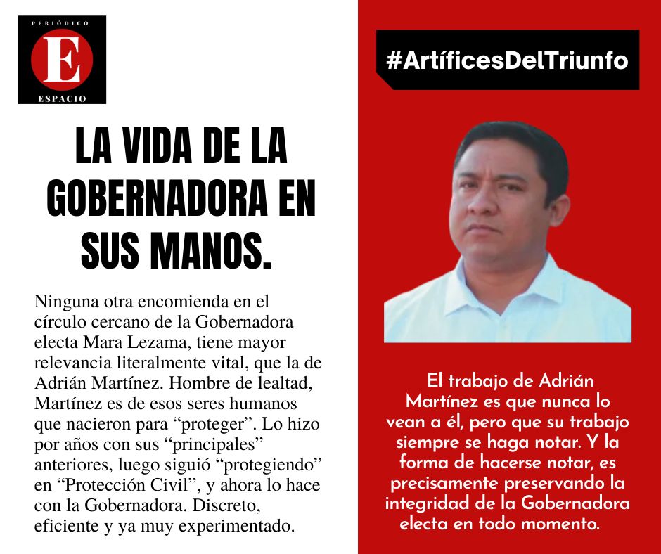 EspacioNoticias's tweet photo. 📃#EDITORIAL📃

La vida de la gobernadora en sus manos...

#ArtíficesDelTriunfo #Elecciones2022 #MaraLezama  #Editoriales #Opinion https://t.co/OQmDLcDjHE