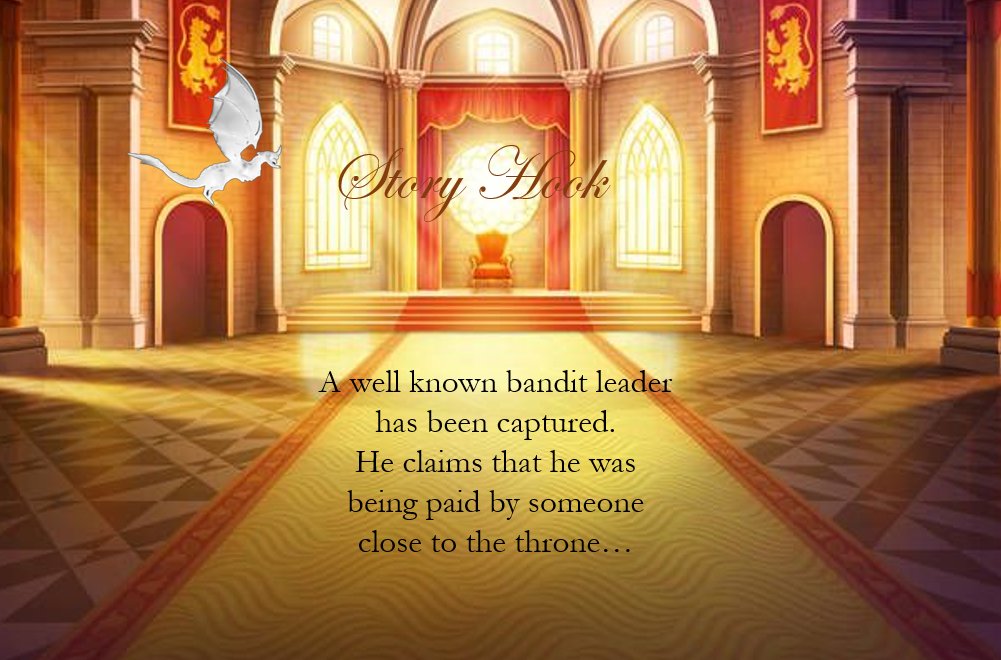 DmEducational's tweet image. Is there someone close to the throne paying bandits?
How will the party handle this delicate situation?
#StoryHook #PlotPoint #Quest
#DnD #TTRPG #DungeonsandDragons