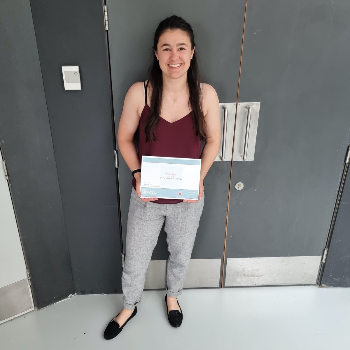 Simon Freakley (@drsimonf) on Twitter photo Congratulations Hannah <a href="/HannahR_chem/">Hannah Rogers</a> on winning the 3rd Year Physical Chemistry Talk Prize at the recent Bolland Symposium <a href="/csctbath/">CSCT</a> <a href="/BathChem/">Chemistry@Bath Uni</a> Congratulations Hannah <a href="/HannahR_chem/">Hannah Rogers</a> on winning the 3rd Year Physical Chemistry Talk Prize at the recent Bolland Symposium <a href="/csctbath/">CSCT</a> <a href="/BathChem/">Chemistry@Bath Uni</a>