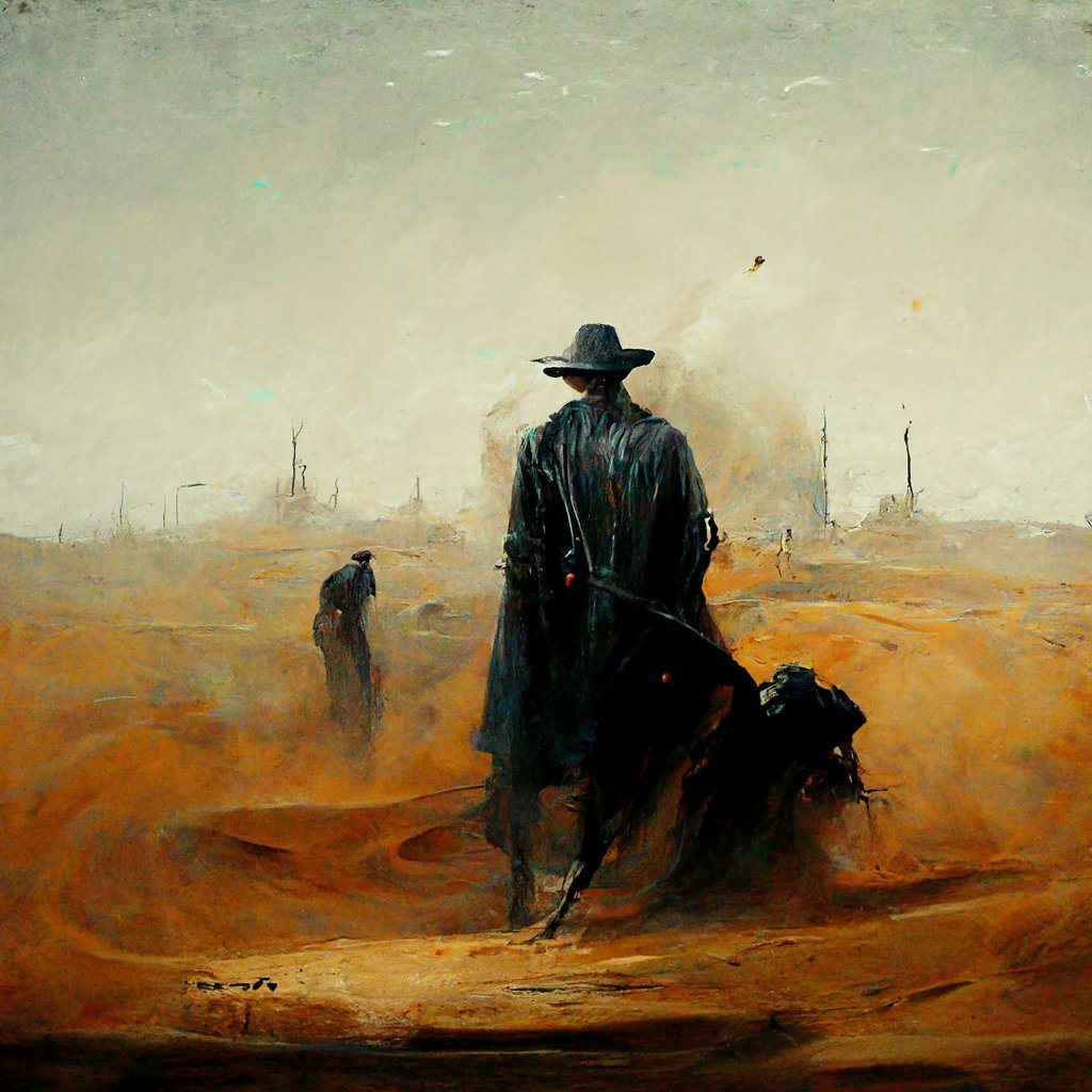 Gunslingers can be WZZRDS too. 

#NFTCommunity #NFTartists #SolanaNFT #NFT #NFTCommmunity  #tezosartweek #AI #tezos
#AIart #darkart #tezoscommunity #Solana #Airdrops #GM