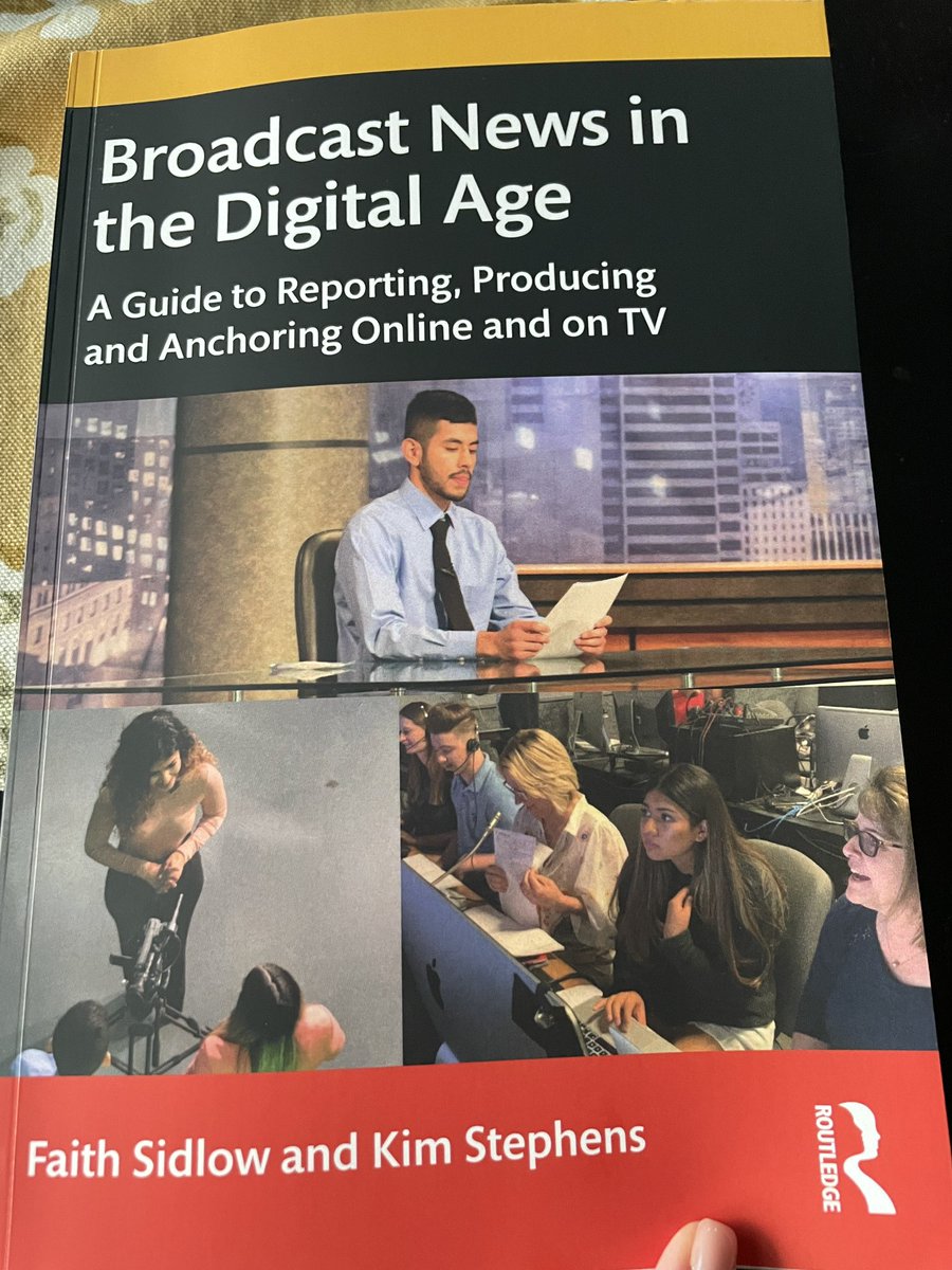 We’re movin’ on up… 🎶 as more buy, read and recommend our textbook #BroadcastNewsMentors <a href="/FSMCJDept/">MCJ Department</a> <a href="/Fresno_State/">Fresno State</a> <a href="/routledgebooks/">Routledge Books</a> <a href="/FaithSidlow/">Faith Sidlow</a> <a href="/peacekim/">Kim Stephens</a>