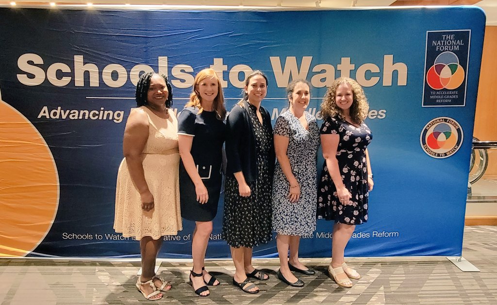 WhisenantEDU's tweet photo. What an honor to accept the National Schools to Watch award in person this year for @mullerroad with these amazing educator colleagues! #oneteamonedirection #stw https://t.co/LTtRz3D8I1