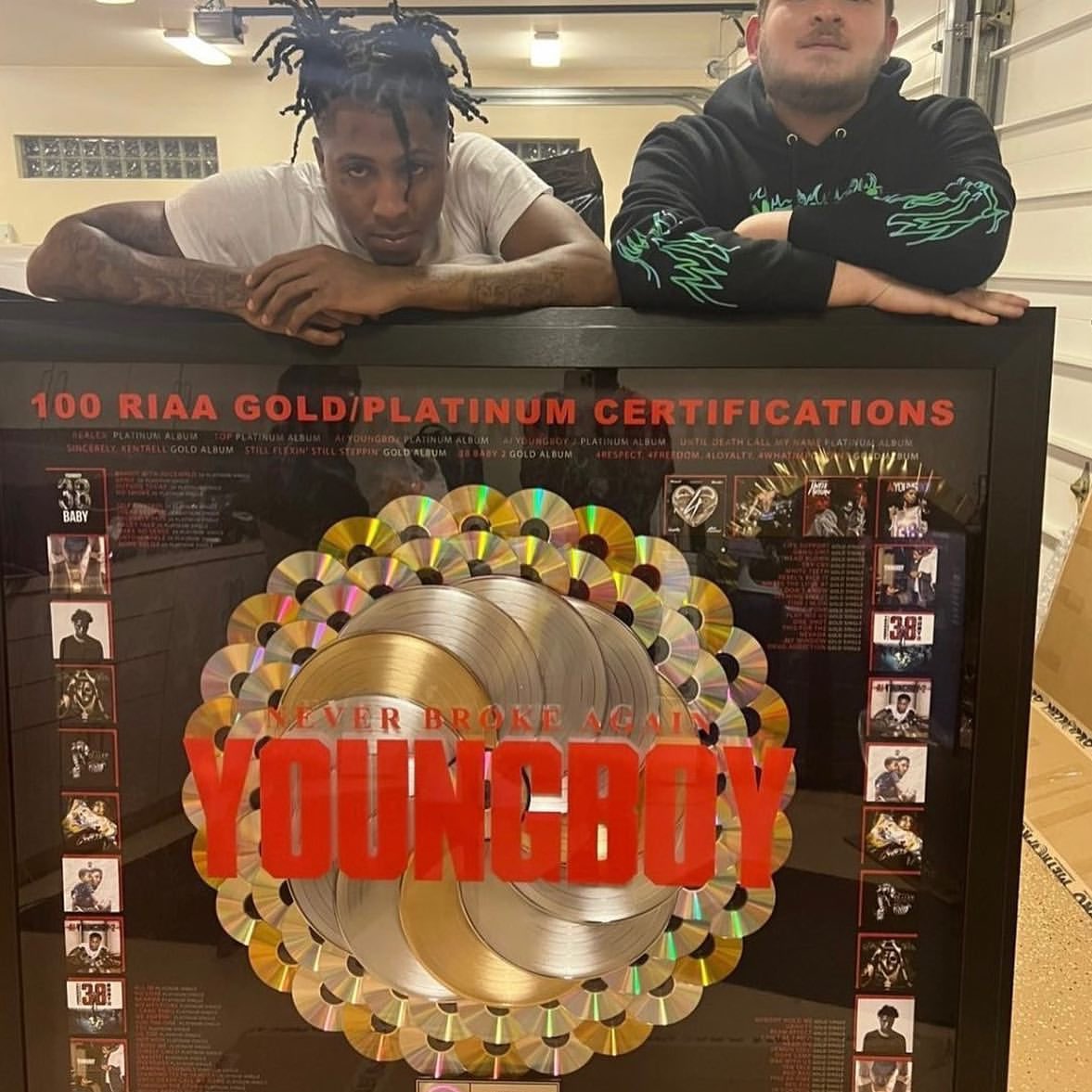 nba youngboy having 100 plaque at 22 isn’t talked bout enough