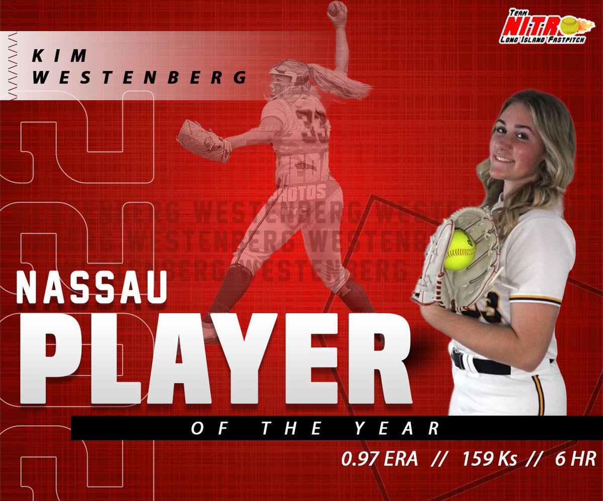 TNLI18UGold's tweet photo. Super congrats to Kim Westenberg on being named Newsday 2022 NASSAU PLAYER OF THE YEAR!!! Kim’s fantastic school season with Massapequa HS included these stats:
0.97 ERA
159 Strikeouts
6 Homeruns

SO PROUD of you Kim! Keep playing with the passion you have for this game ❤️🖤🥎 https://t.co/IDYHhY5IwS