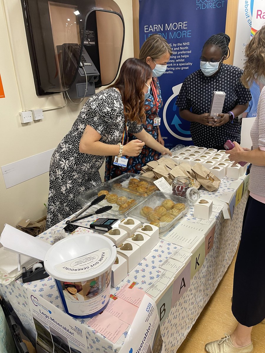 Alex Barclay (@alexabarclay) on Twitter photo #teamlegsmiserable cake sale today <a href="/enherts/">East and North Hertfordshire Teaching NHS Trust</a> raising money for ED and Acute staff well-being <a href="/carriekirby43/">Carrie Kirby</a> <a href="/G_Stephens80/">George Stephens RN</a> #teamlegsmiserable cake sale today <a href="/enherts/">East and North Hertfordshire Teaching NHS Trust</a> raising money for ED and Acute staff well-being <a href="/carriekirby43/">Carrie Kirby</a> <a href="/G_Stephens80/">George Stephens RN</a>