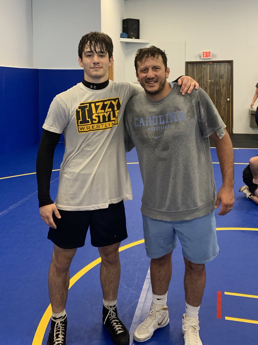 Big thanks to @CScott60kg from @UNCWrestling for another great clinic‼️🐏🐏🐏 this camp is no joke📈📈@IzzyStyle #wrestling #wrestlingislife #universityofnorthcarolina