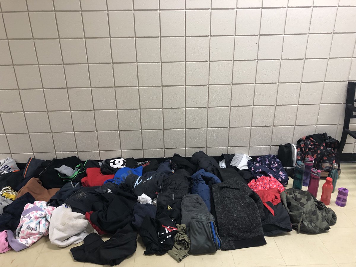 Missing some of your student’s belongings? Give us a call at 306-791-8496 and come by the school. Everything will be packed up Thursday afternoon for donation. #doingourbest #lostandfound #leftbehind