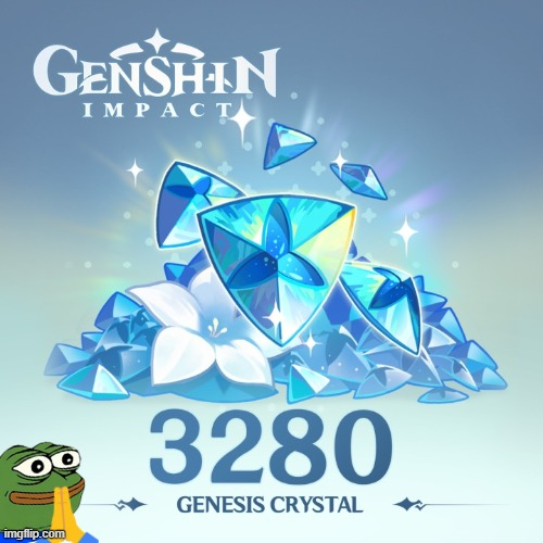 LaxusVv's tweet image. 🙏3280 GENESIS CRYSTALS🙏

Rules:
- Follow
- Like + RT

Optional:
Whats your favorite weapon in genshin?
I love the design of Amos bow... tho i dont use ganyu that often 😅

*winner pulled on friday*
#genshinimpact #genshintwt #genshingiveaway