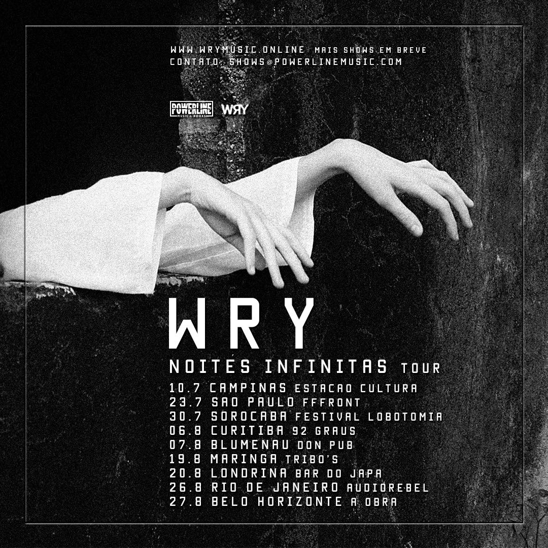 wry's tweet photo. O disco Noites Infinitas é tão especial pra gente, que não poderíamos deixar de fazer shows em sua homenagem. Então, amigos e amigas, nos ajude a espalhar a notícia, porque vai ter shows sim! https://t.co/uoWJgTSRTm