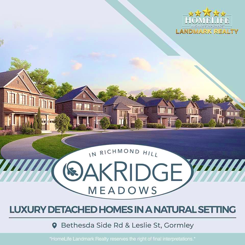 【Oakridge Meadows】On Sale Now 🎈

📍 Leslie St &amp; Stouffville Rd, Gormley, ON

Platinum Access and more:
Wendy Yin | 647-206-7086
📧 wendyyin19@yahoo.com

#oakridge #oakridgemeadows #richmondhillhomes #countrywidehomes 
#luxuryhomes #preconstruction #wendyyinrealtor