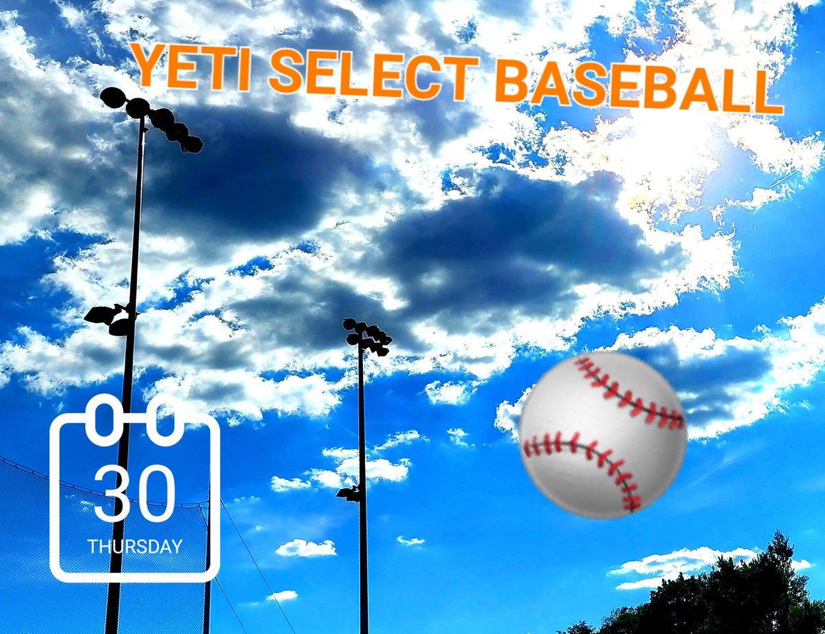 YetiSelect's tweet photo. 👣
   👣
👣
Yeti Select Baseball is on the road again! These mythical legends are ready to take on a new challenge at The Big Show Sports Complex!
Game 1: 8 am tomorrow morning! 
#baseball #uncommittedbaseball
#legggooo #yetisworkhard
⚾🧡💙🖤🤍⚾
@YetiSelect
@bigshowsports https://t.co/wikq6KSNmg