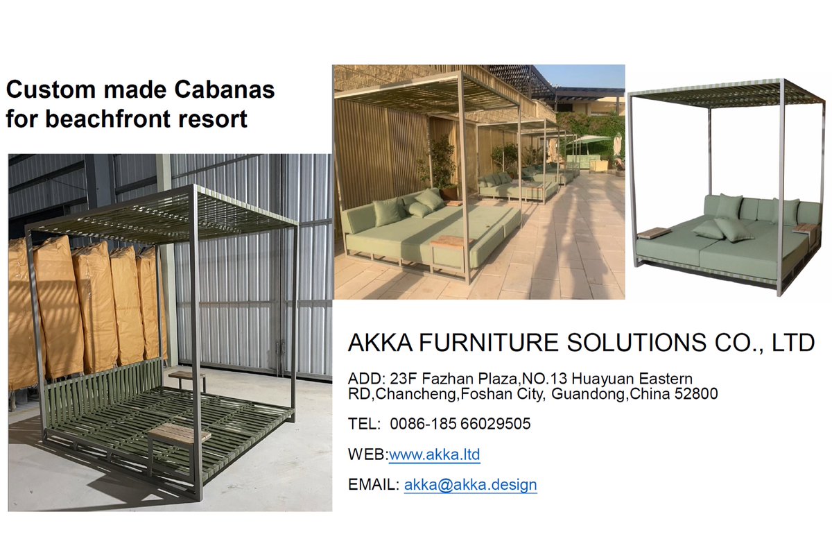 PingZm's tweet photo. @Emerald_Outdoor Cabanas for hotels and resorts https://t.co/awxPgoZWrq