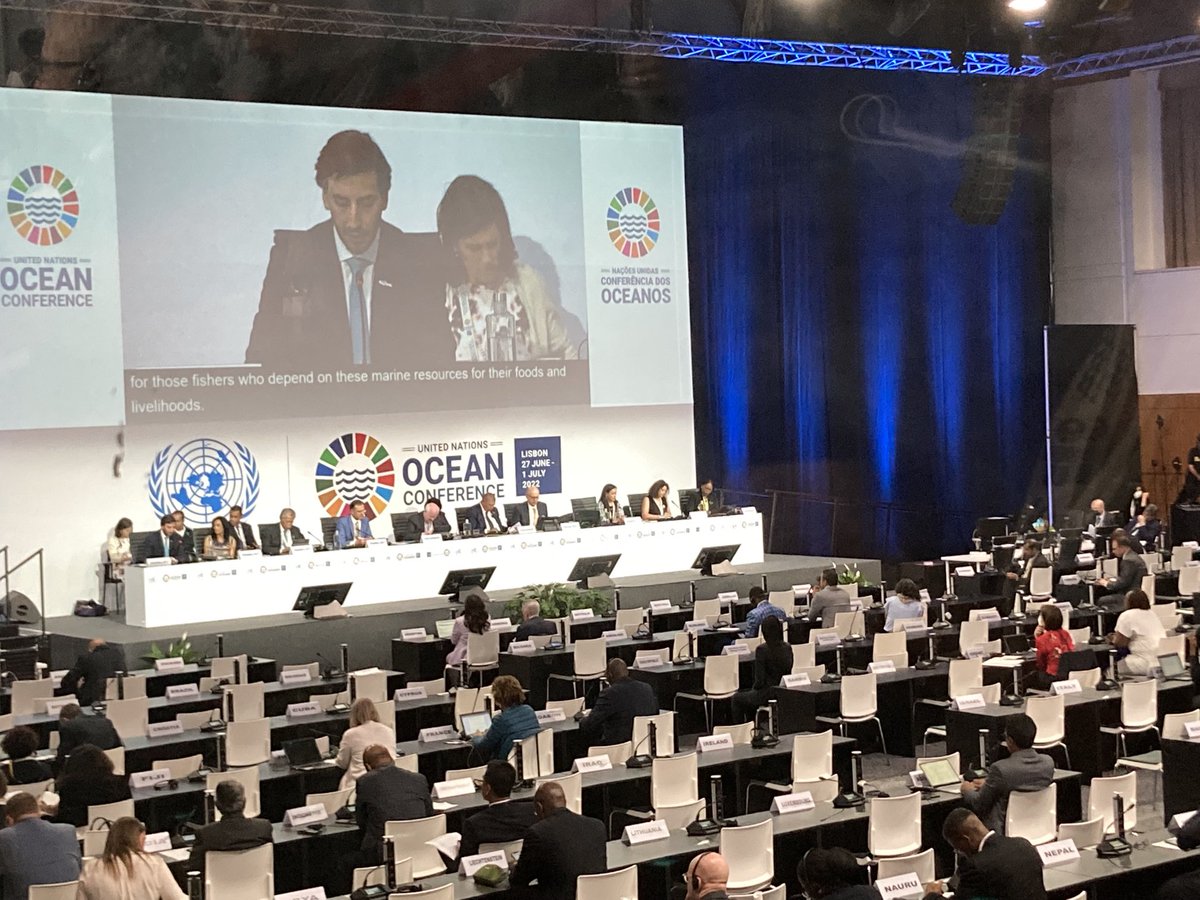 Tulika Bansal (@tulikabansal2) on Twitter photo #UNOC2022 After 20+yrs of negotiation Amb <a href="/WillsSantiago/">Santiago Wills</a> + WTO members reached an agreement on harmful fisheries subsidies:1st legally binding multilateral agreement to curb IUU & overfishing. But more to be done to ensure 🎣 subsidies don’t adversely impact #humanrights #UNOC2022 After 20+yrs of negotiation Amb <a href="/WillsSantiago/">Santiago Wills</a> + WTO members reached an agreement on harmful fisheries subsidies:1st legally binding multilateral agreement to curb IUU & overfishing. But more to be done to ensure 🎣 subsidies don’t adversely impact #humanrights