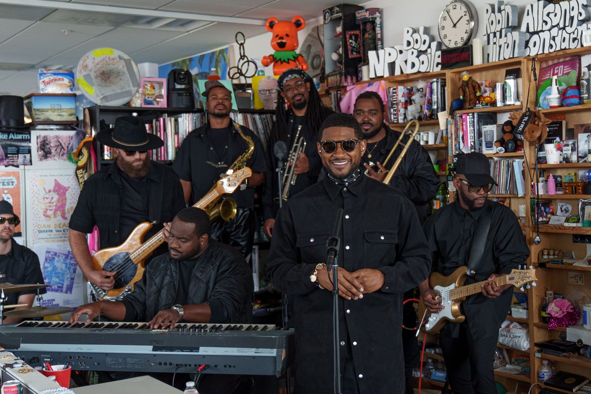 Join us for the premiere of Usher's (<a href="/Usher/">Usher Raymond IV</a>) Tiny Desk concert tomorrow, June 30th at noon E.T. n.pr/3y6N9Cj