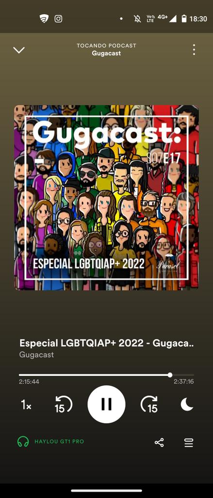 _ACOC_'s tweet photo. A parada é ouvir esse EP do #gugacast e quase chorar com a história da Mariana. https://t.co/UDzTIh75zi