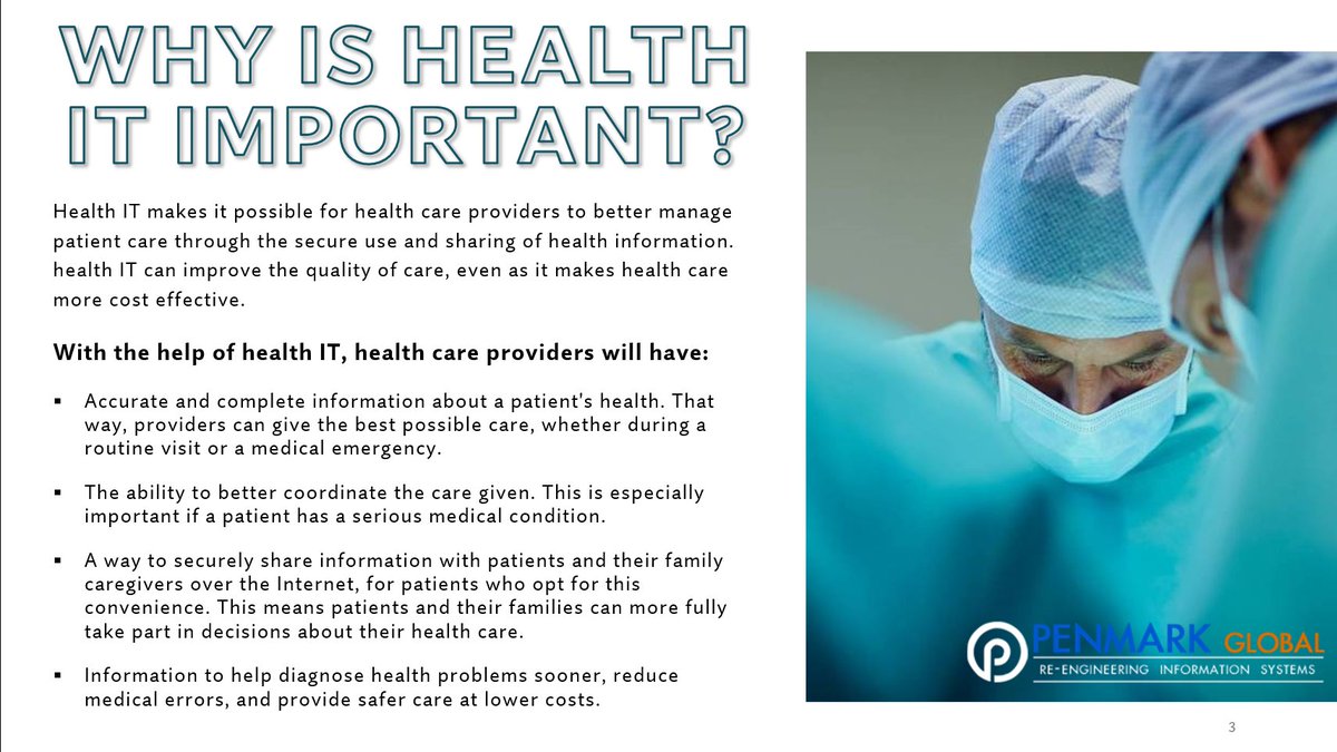 penmarksolutio2's tweet image. HEALTHCARE INFORMATION TECHNOLOGY
Anyone interested for the job in the same sector can contact on the details given at the end!
#penmark  #penmarksolutions #IT #healthcare #healthcareIT