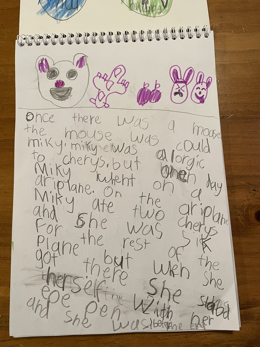 itsjuli's tweet photo. Emoji paragraph for the home learning win here in Tasmania. Thank you @tonyvincent and @jcorippo for the inspiration. This creative 7yo wants to start her day this way :-) https://t.co/U8VqEMZrsU
