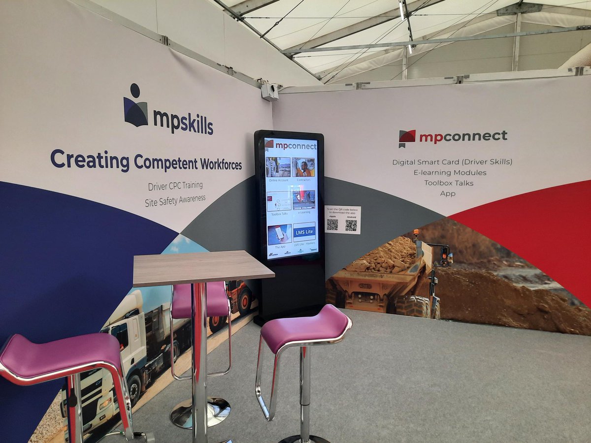 Our digital platform, mp connect is available as an app and online. It provides essential information on qualifications and competencies for Drivers and Transport Managers, promoting safety and best practice in the quarrying sector. We're on stand V13, in hall 2 <a href="/RTXPO_/">Road Transport Expo</a> tomorrow.