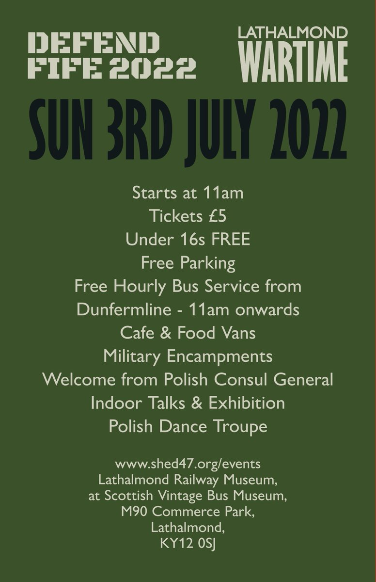 Shed47RRG's tweet photo. Not long until Sunday, lots going on! Live battle action, heritage trains running, entry to the Scottish Vintage Bus Museum and the Dean Bowen award for best display too! https://t.co/g6aqewK38y
