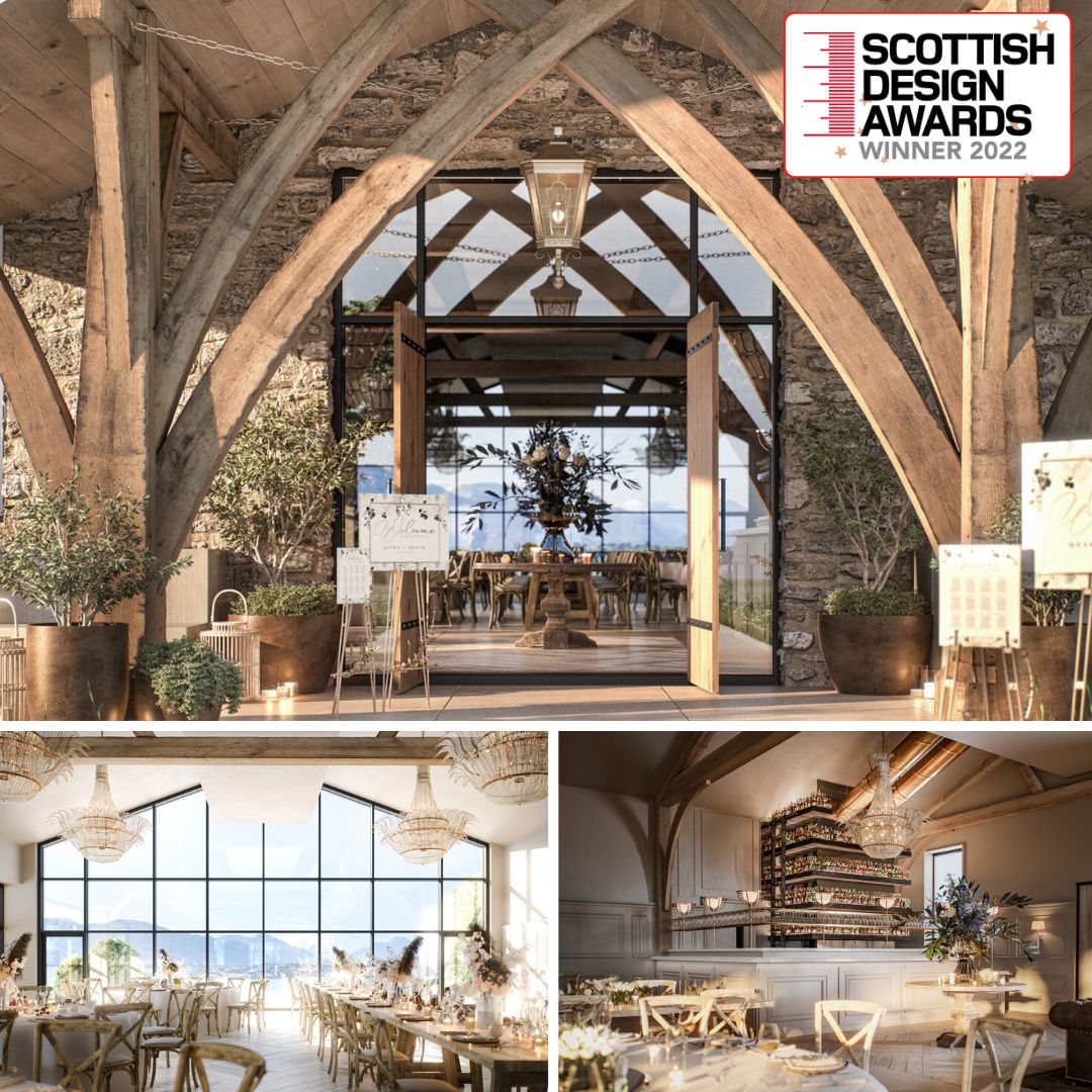 Take a bow <a href="/_floatdigital/">Float</a> you win the award in the Visualisations category for the Boturich Caste Wedding Pavillion! #scotdesign