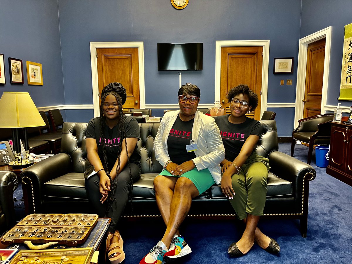 In the office of Congressman Andy Kim with my mentees advocating 4 Menstrual Equity 4 All Act of 2021 Bill ME4AA. Every female should have the right 2 menstrual products to remove barriers to our student’s health and education.