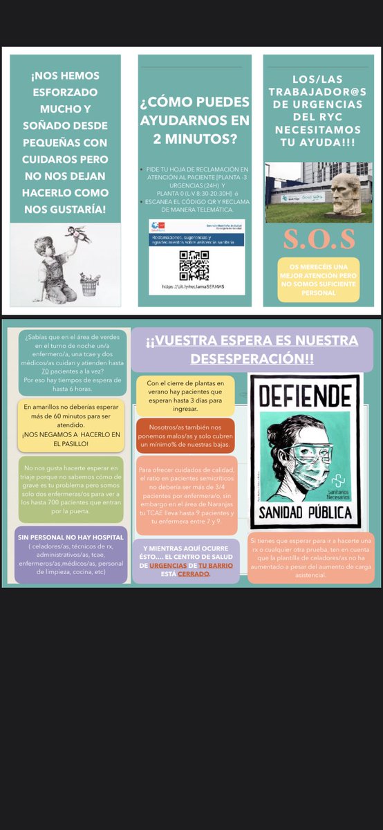RUrticaria1's tweet photo. Necesitamos ayuda, no podemos trabajar en las condiciones que trabajamos. Sin gritos de angustia  , rabia e impotencia.. #URGENTE #Urgencias . No hay derecho estamos DESESPERAD@S https://t.co/G8vJmslNJI