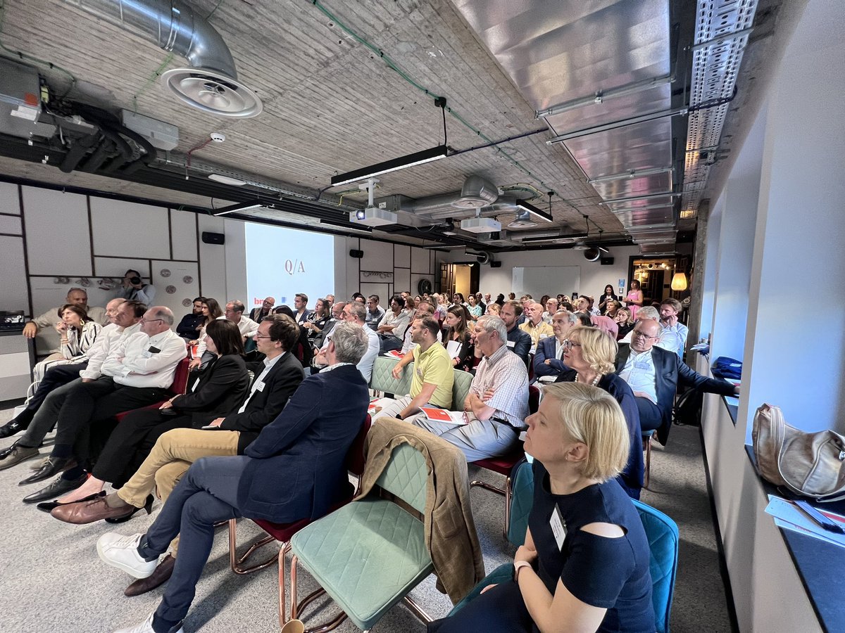 Our Summer Apero is filled with our community and new faces. Happy to hold this traditional #BMIEvent with <a href="/rudyaernoudt/">Rudy Aernoudt</a>