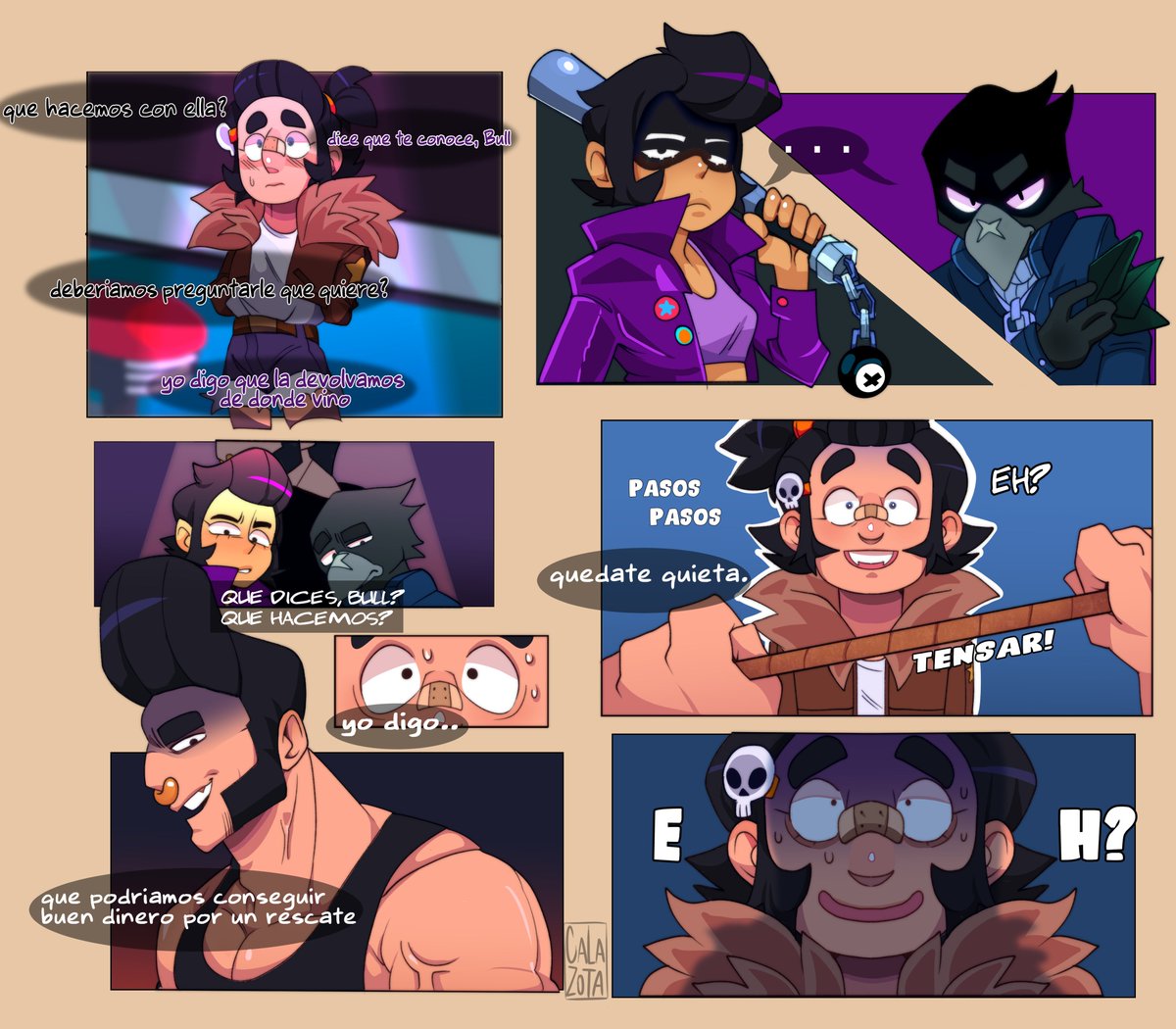 Calazotauvu's tweet photo. #BrawlStars #BrawlStarsArt #BullColt
si Aloe hubiera ido a ver a Bull primero: https://t.co/GbG0NDB0mE