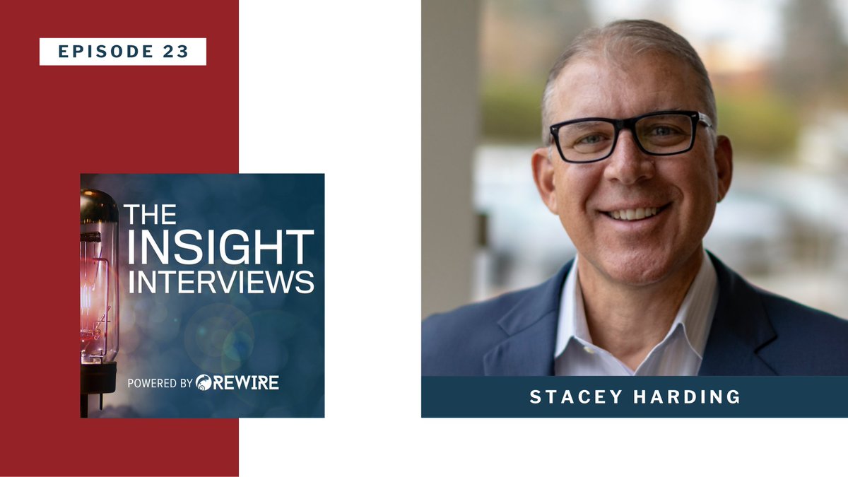 .@ccmclending EVP Stacey Harding cherished feeling like he was just getting started in life and his career. ⭐

Listen in on this #InsightInterviews conversation about meeting people where they are, especially in mortgage banking. 📱➡️ apple.co/3sHudqi