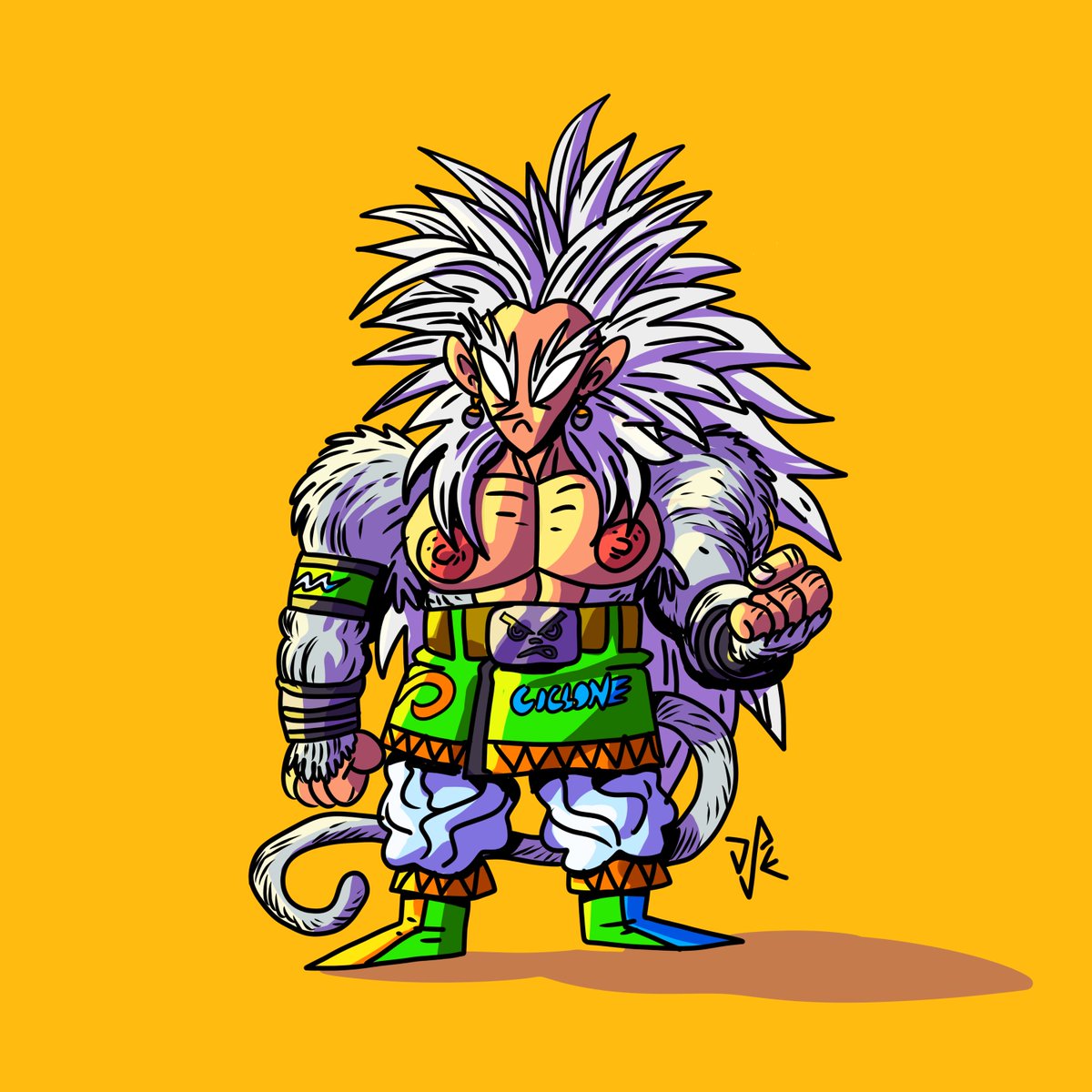 「Goku SSJ5 versão atualizada como cinto d」|daveのイラスト