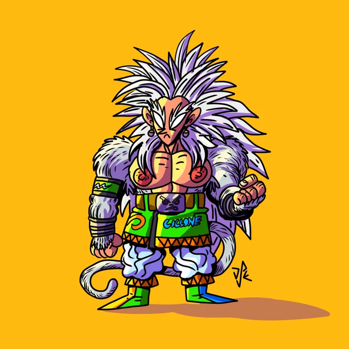 Goku SSJ5 versão atualizada como cinto da BAD BOY 