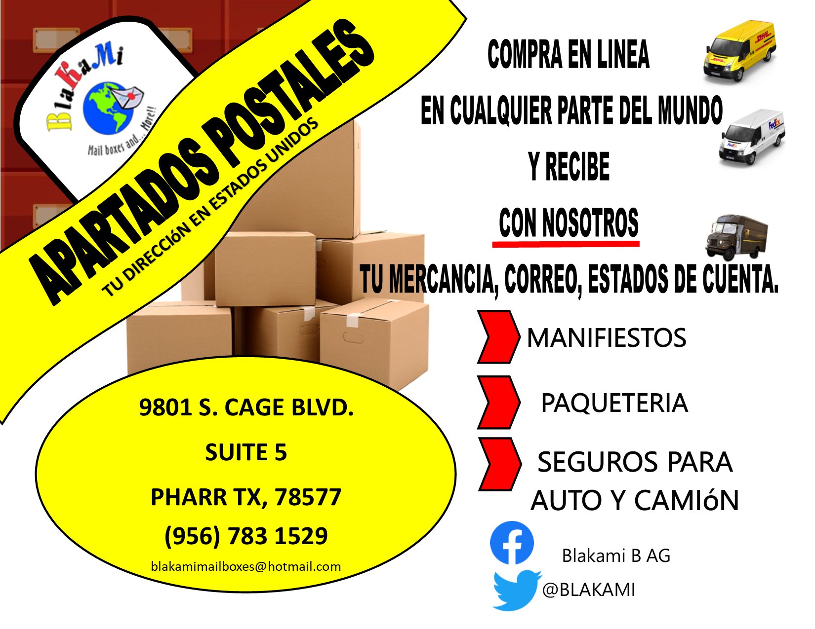 BLAKAMI MAIL BOXES (BLAKAMI) / Twitter