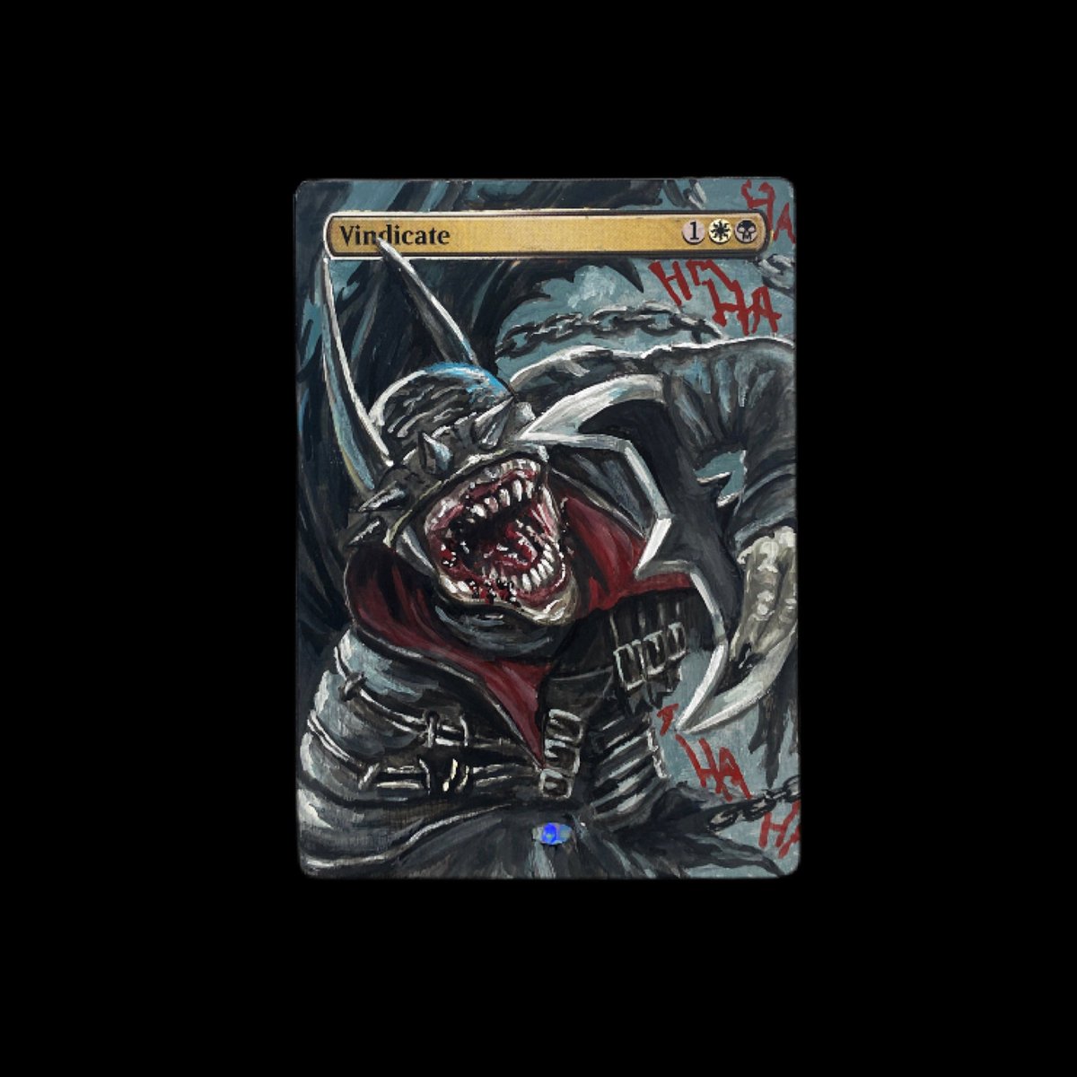 The Batman Who Laughs: Vindicate
For Sale! $80 with free shipping 
#mtg #izzetstar #magicthegathering #artistsontwitter #batman