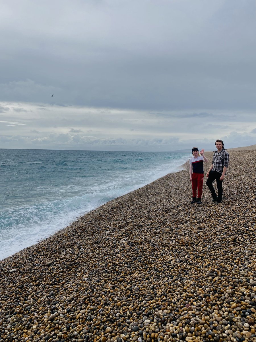 DyffrynTafGeog's tweet photo. Dorset Day 2 - Last stop Portland and the mighty Chesil Beach for some posing and stone skimming #part3 https://t.co/OX0pCNDH1v