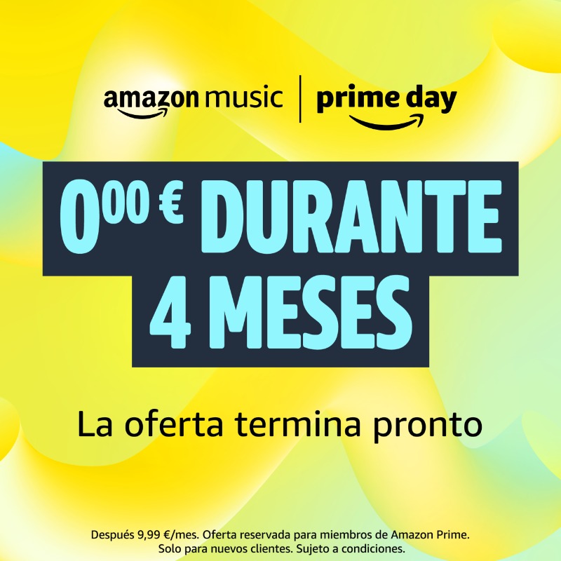 Oferta amazon cheap music 4 meses