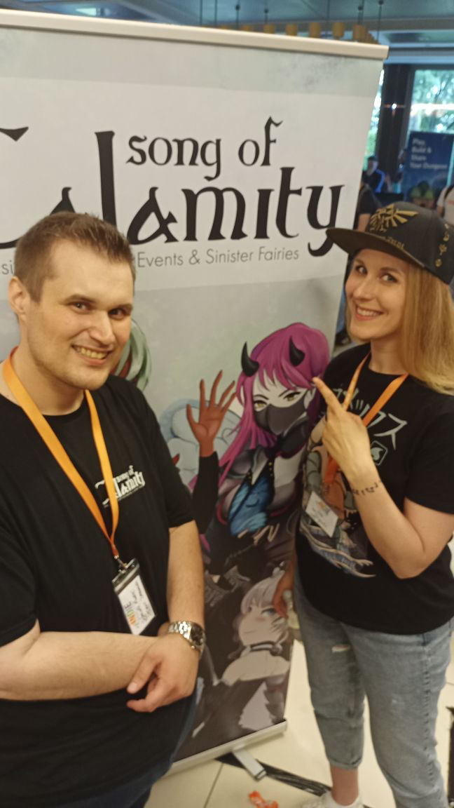 sleipnirdream's tweet photo. Last weekend has been a blast at the #indiegamefest2022 in #cologne! We want to thank @IndieHub_UG for the opportunity to present our projects. We met many wonderful other #IndieDevs, #contentcreators and #gamers there and are looking forward to what comes next! https://t.co/ZXEKex7JgE