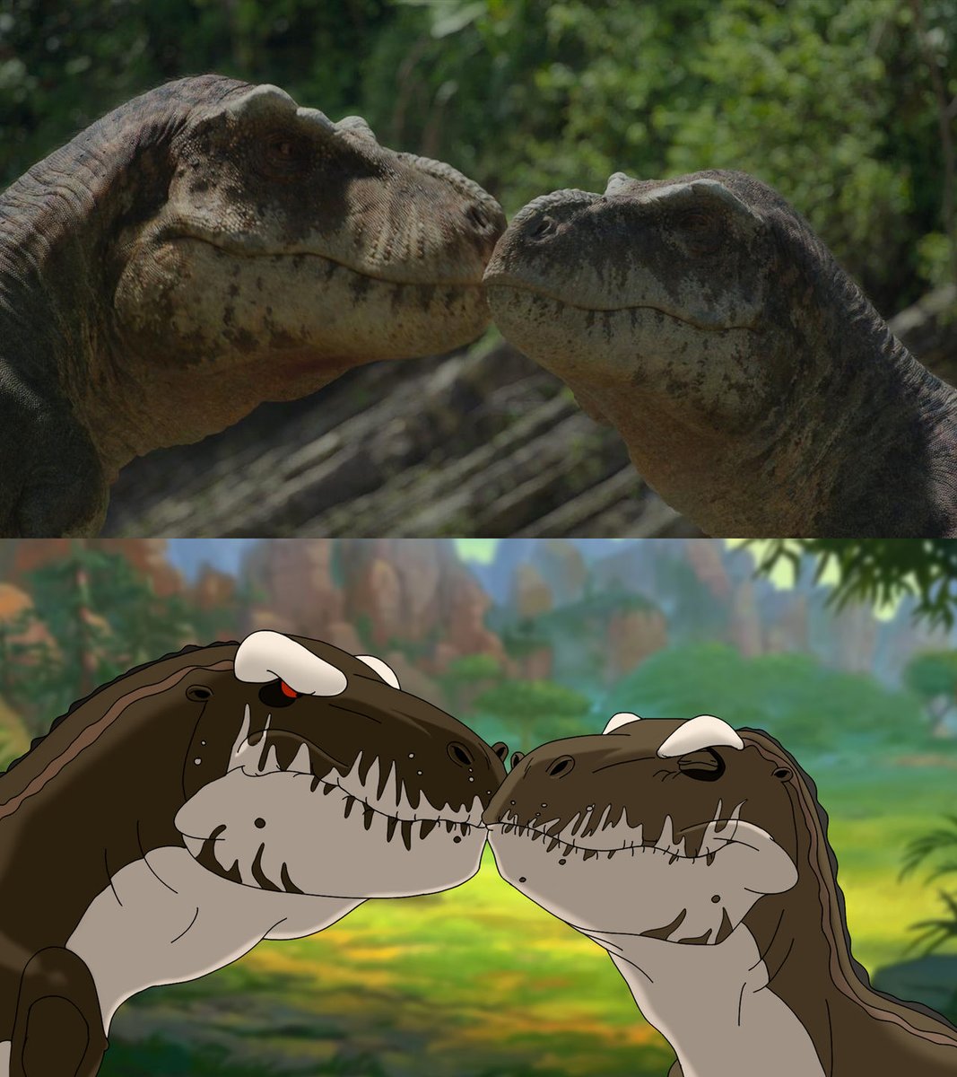 The Plus Side Of Being On DeviantArt! Art By  
JakeSutton7.
#PrehistoricPlanet #TheLandBeforeTime